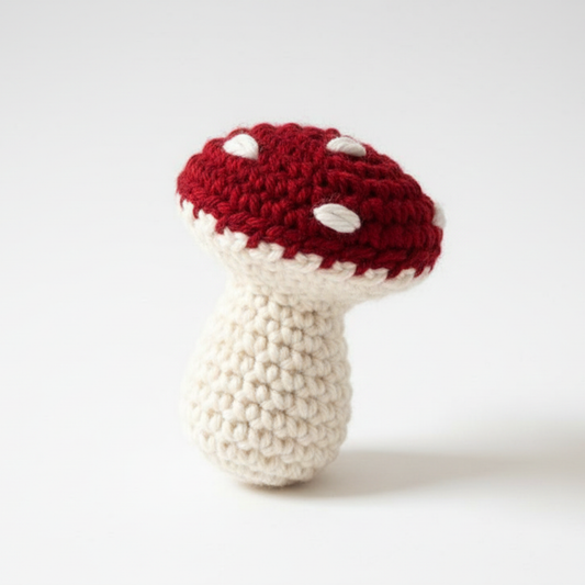Trio de champignons au crochet