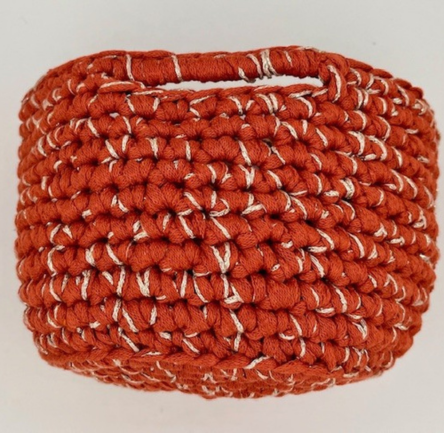Panier crocheté à la main  "Golden Autumn"