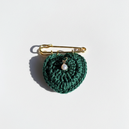 Broche Feuille sculptée