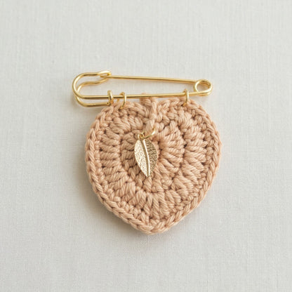 Broche Feuille sculptée