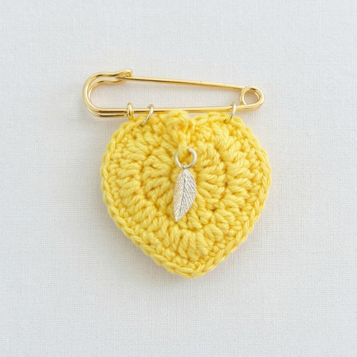 Broche Feuille sculptée