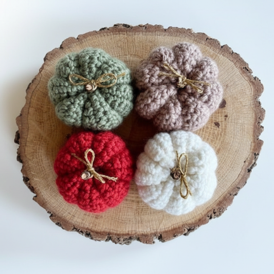 Citrouille au crochet – Décoration automnale