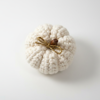 Citrouille au crochet – Décoration automnale