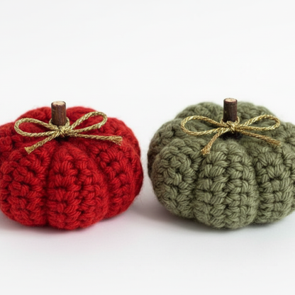 Citrouille au crochet – Décoration automnale