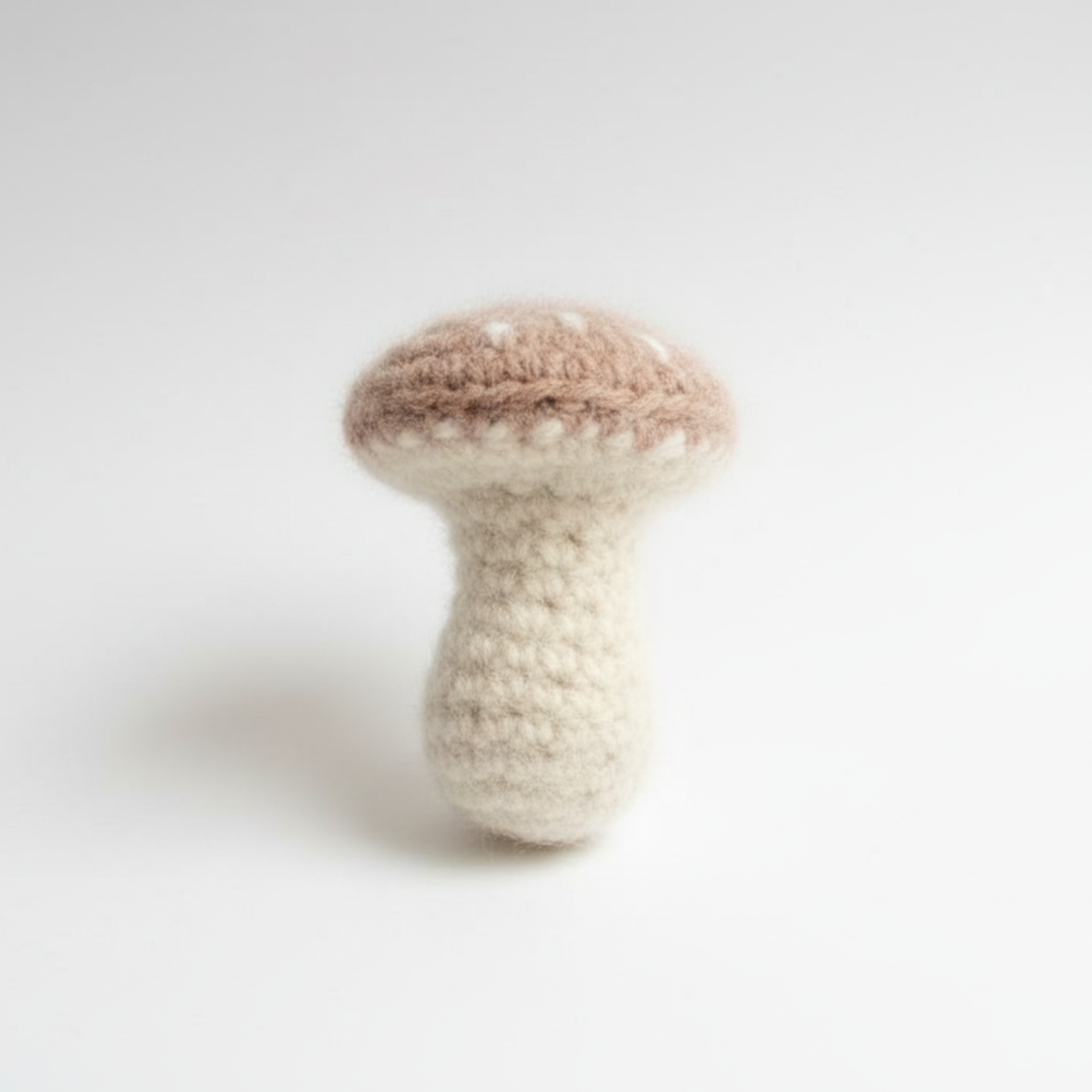 Trio de champignons au crochet