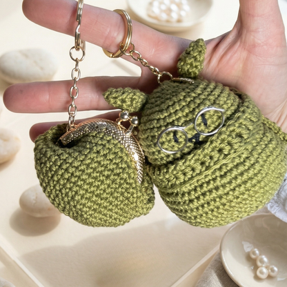 Coffret porte clés Leaf et porte monnaie