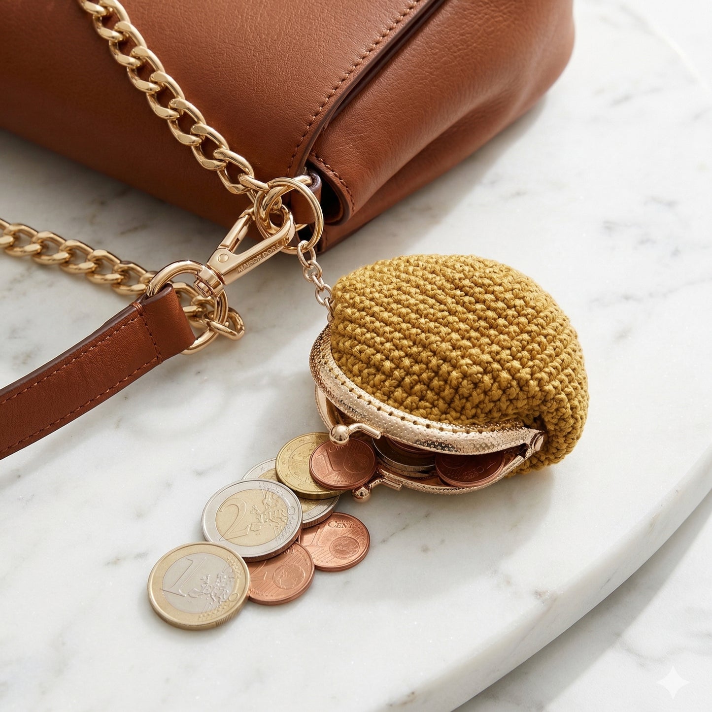 Coffret porte clés Leaf et porte monnaie