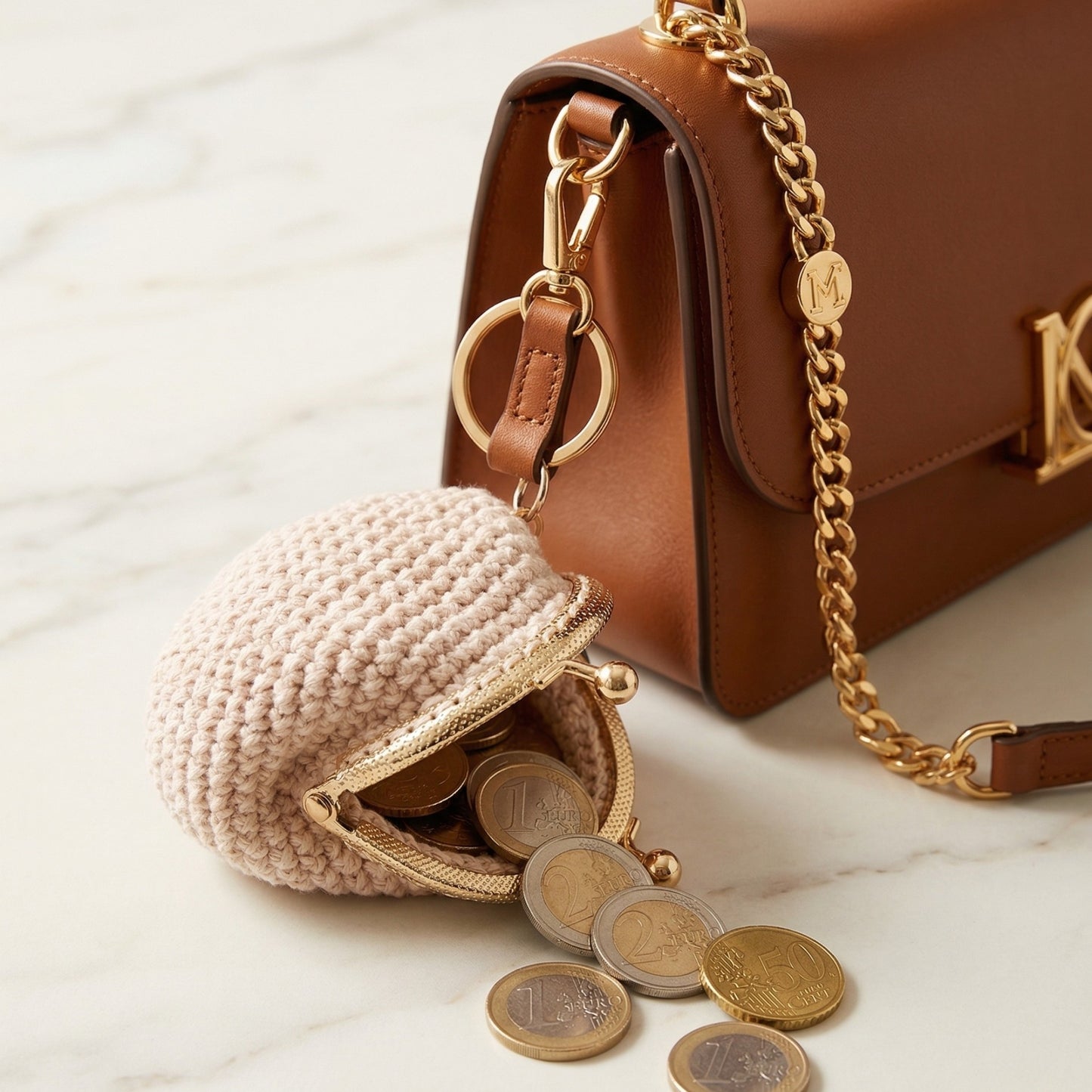 Coffret porte clés Leaf et porte monnaie