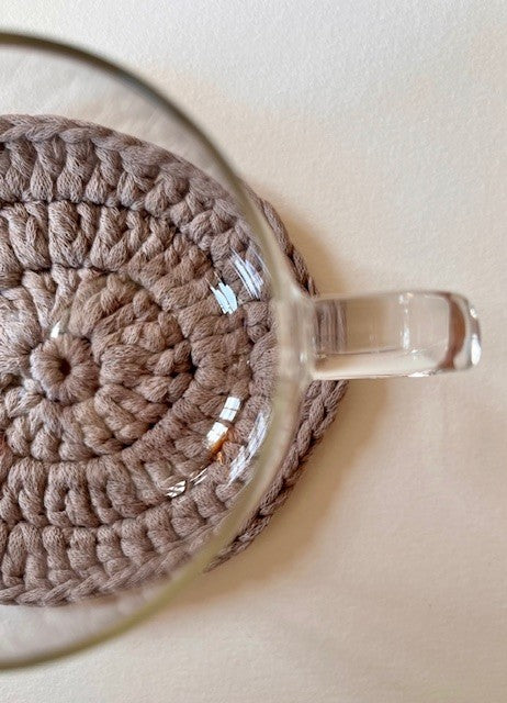 Duo sous-tasses "Feuilles et lumières"