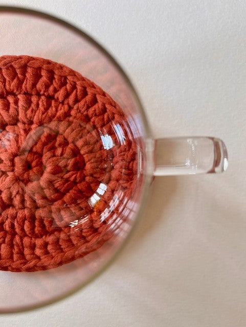 Duo sous-tasses "Feuilles et lumières"