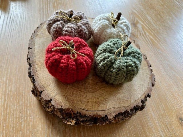 Citrouille au crochet – Décoration automnale