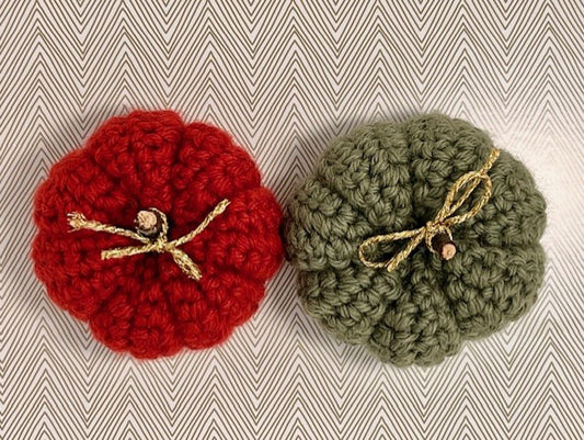 Citrouille au crochet – Décoration automnale