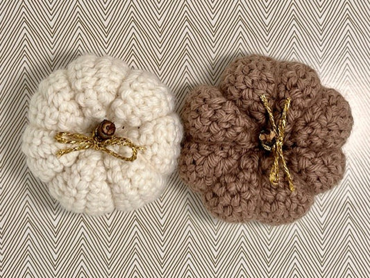 Citrouille au crochet – Décoration automnale