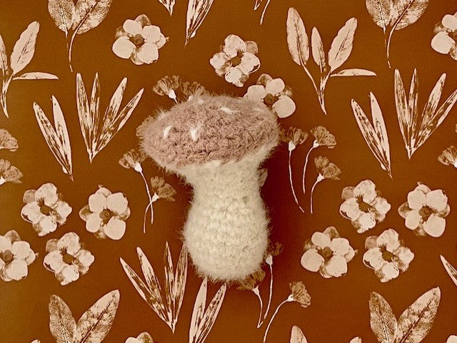 Trio de champignons au crochet – Décoration automnale -